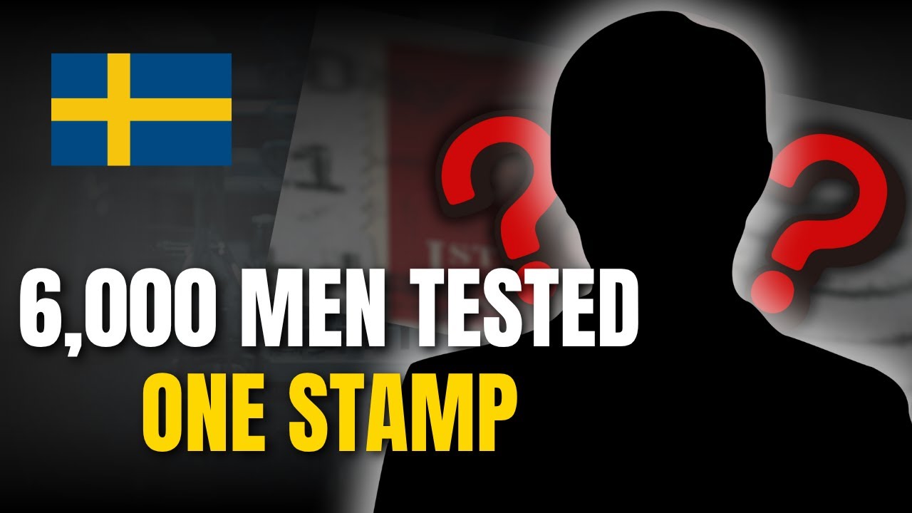 6,000 Swedish Men Tested — One Stamp Revealed Everything