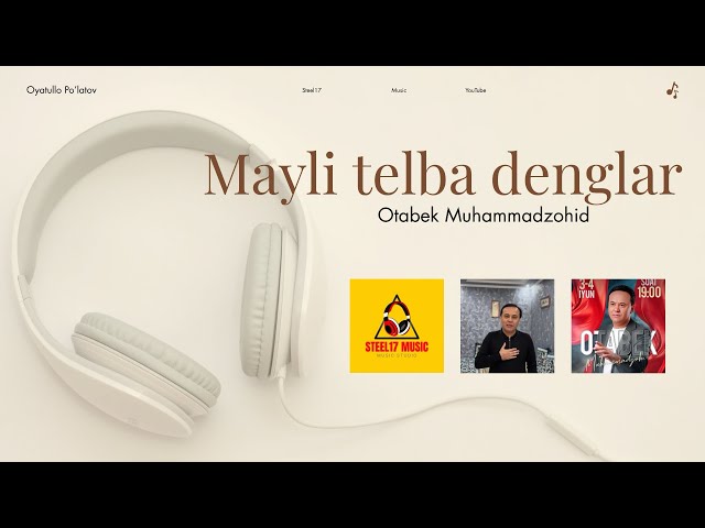Otabek Muhammadzohid - Mayli telba denglar | Uzbek famous song 🤍 Steel17 Music 🤍