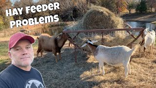 Is Breeding Season Over! We Have A Hay Feeder Problem.