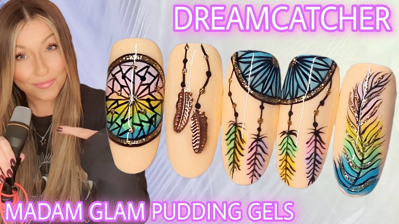 How to Create a Round Dreamcatcher Nail Design - wide 3