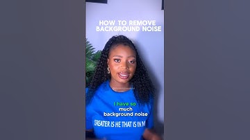 Ever wondered how to remove background noise effortlessly? #backgroundnoise #Techhacks #capcut