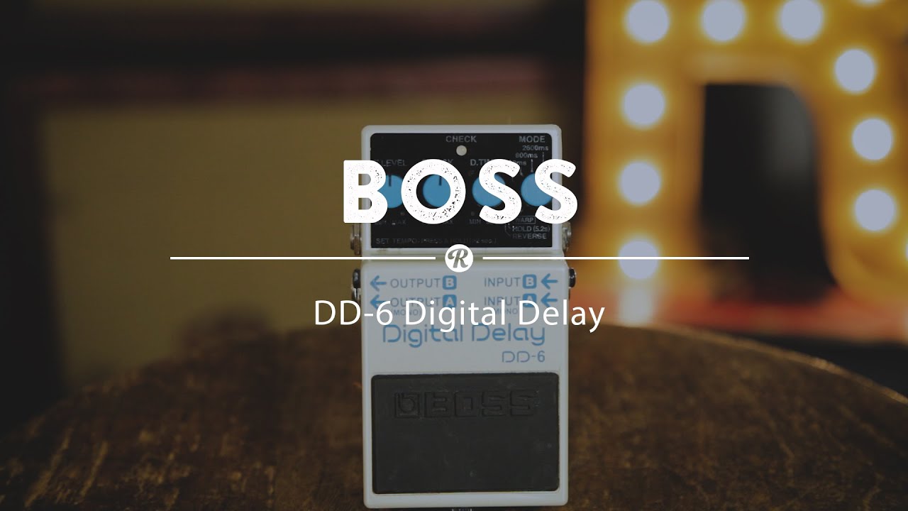 Boss DD Digital Delay   Reverb Demo Video