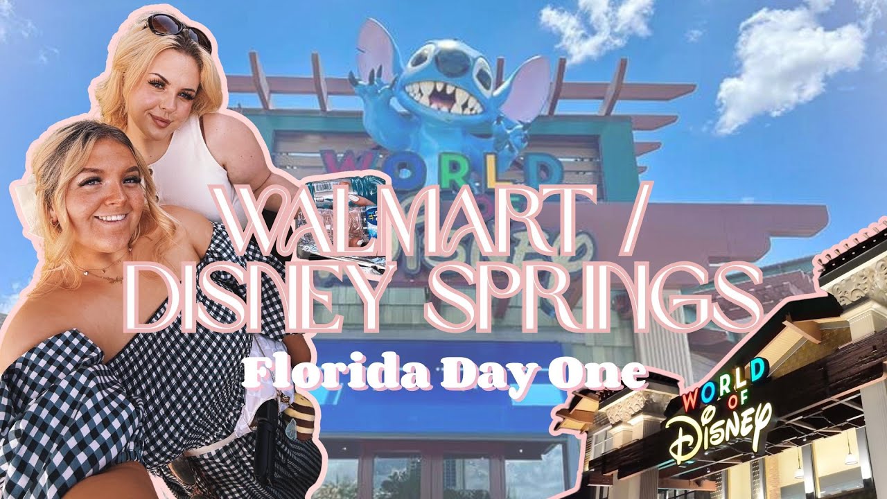 FLORIDA DAY ONE VLOG! 🎉 | Walmart Runs, Disney Springs & Blaze Pizza! 🌴✨