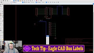 Eagle CAD Tech Tip - Using Bus Wires and Labels screenshot 5