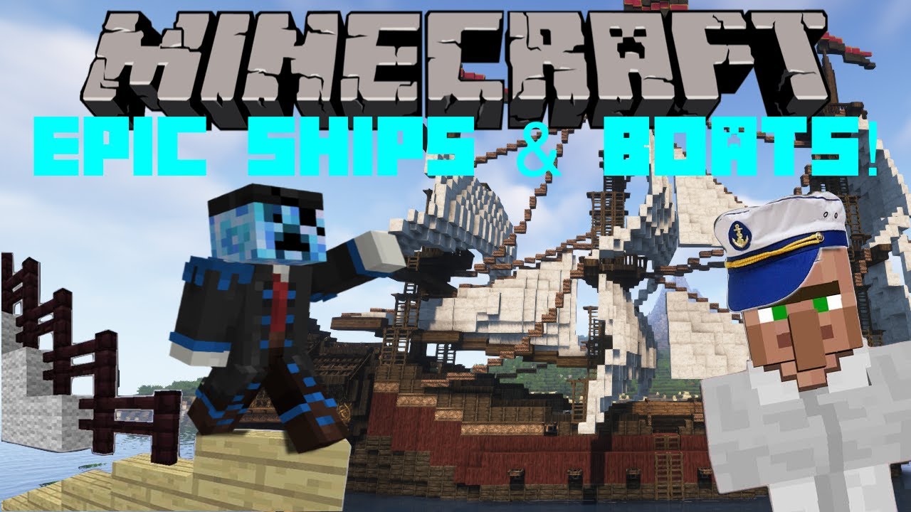 Warship Minecraft Java Mod Minecraft | EPIC SHIPS AND BOATS! (Turn Anything into a WARSHIP ...