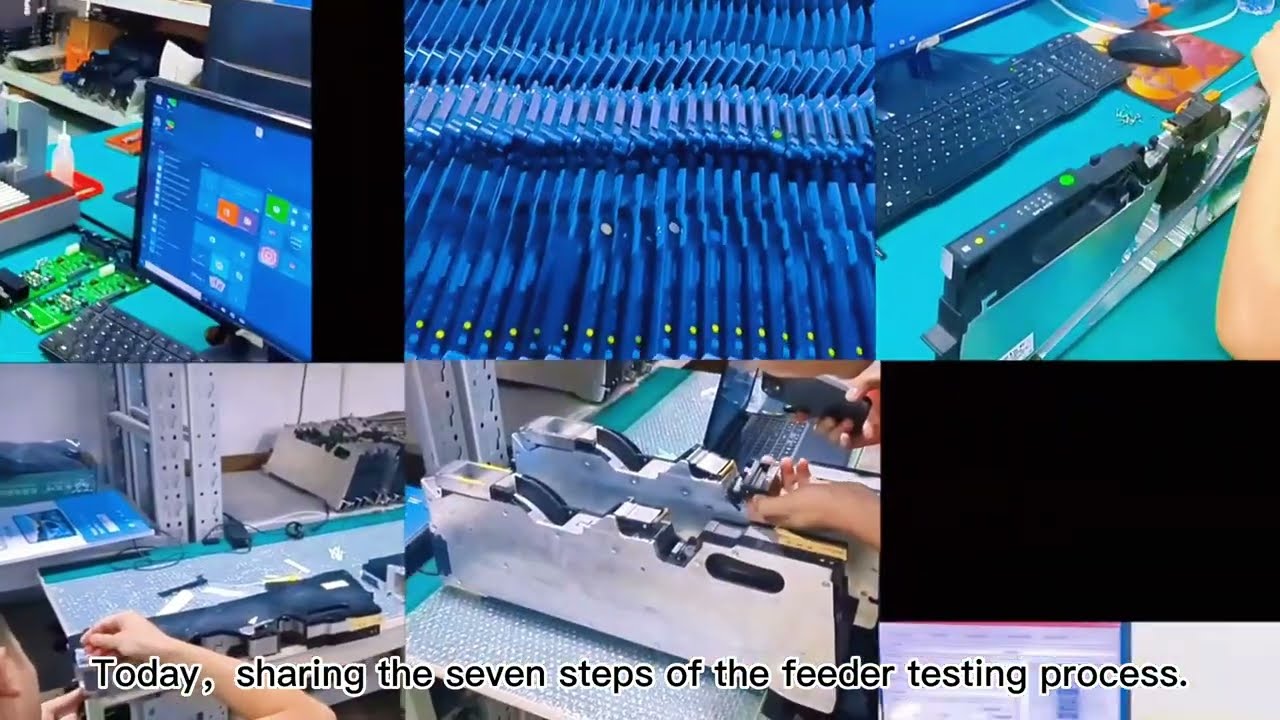 ASM SIPLACE machine feeder testing