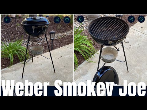 Weber Smokey Joe with legs/ Welcome home little buddy! - YouTube