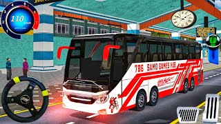 Death Road Coach Bus Simulator 2025 Offroad Bus Driving 3D Highway Uphill 3D Games Android Gameplay screenshot 5