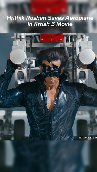 Hrithik Roshan Saves Aeroplane In krrish 3 Movie 🔥|Please Subscribe Our Channel|#tazeemkhaneditz