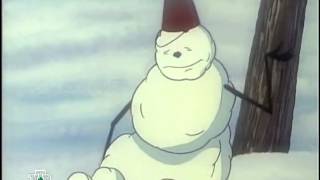 Новый Год Летний снеговик 1994 из серии русских мультиков Маленький Лисенок 