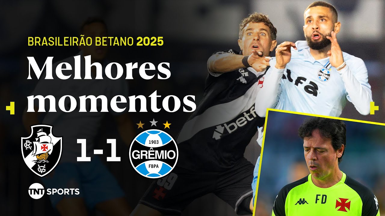 VASCO SAI NA FRENTE, CEDE EMPATE AO TRICOLOR GAÚCHO E NÃO AFASTA CRISE | VASCO 1X1 GRÊMIO