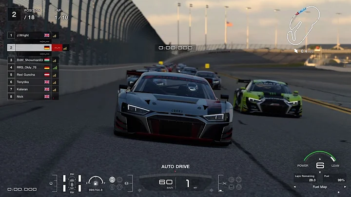 Gran Turismo 7 - Daily Race C - Daytona Road Course - Audi R8 LMS Evo '19 - Hotlap + Setup