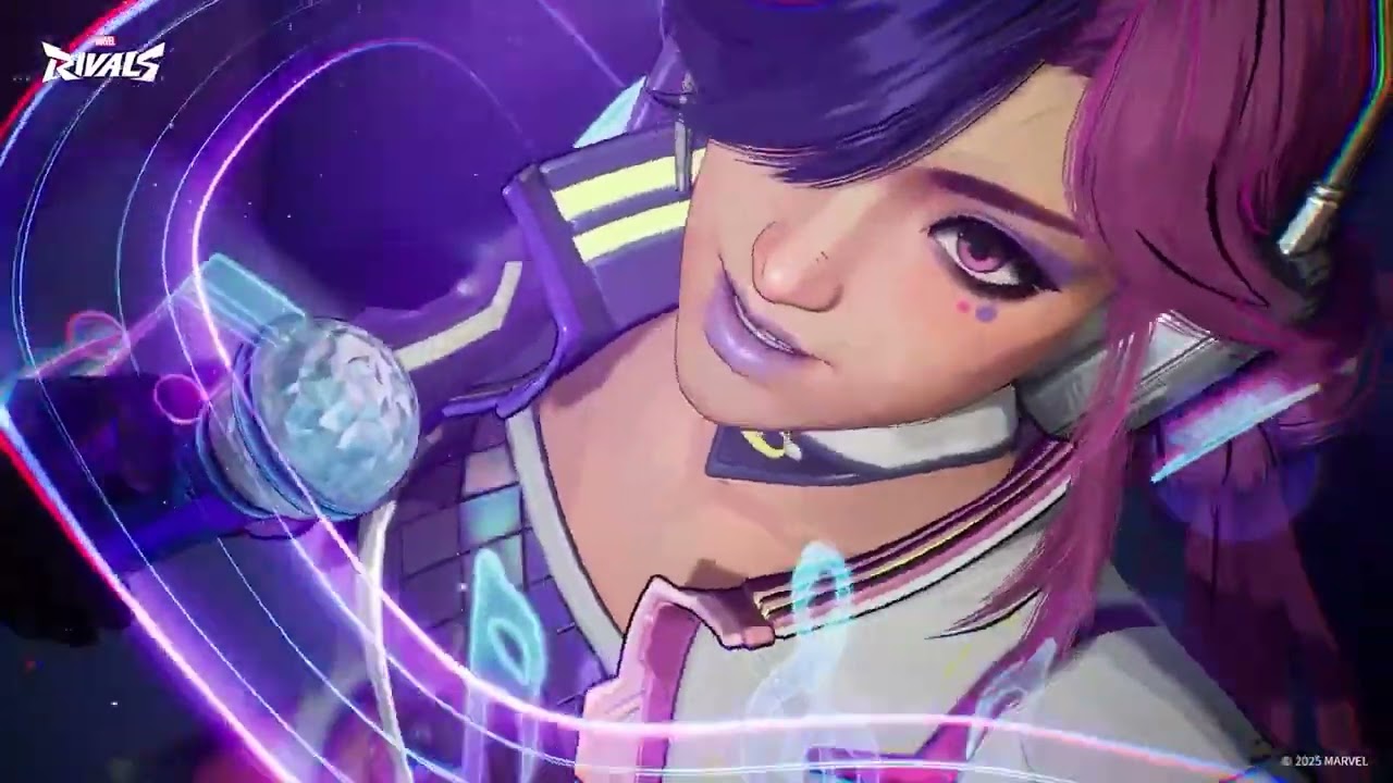 MVP Screen for Mirae 2099 Luna Snow Skin In Marvel Rivals