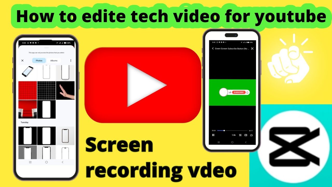 Capcut tech video editing for youtube| youtube full course second video ...