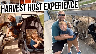RV Travels in Indiana | Our First Harvest Host Experience | Full Time RV Family