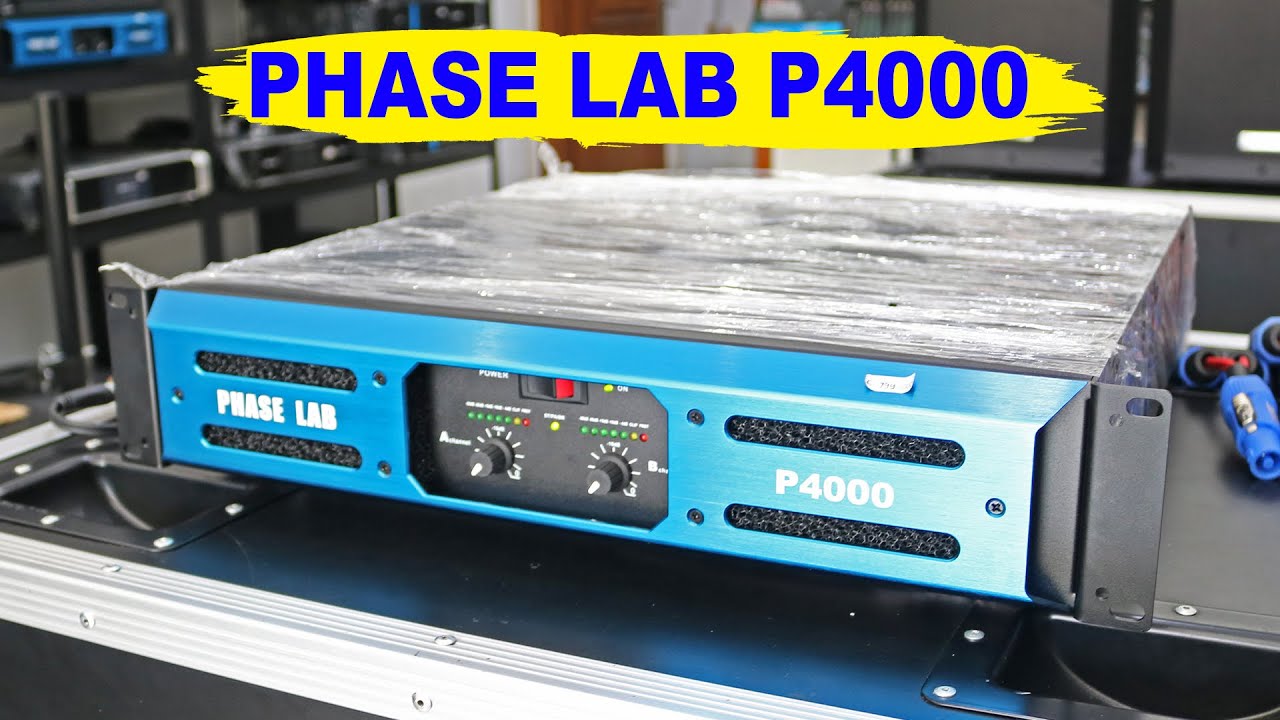Review Power Amplifier Phaselab P4000 Clash H 850W - YouTube