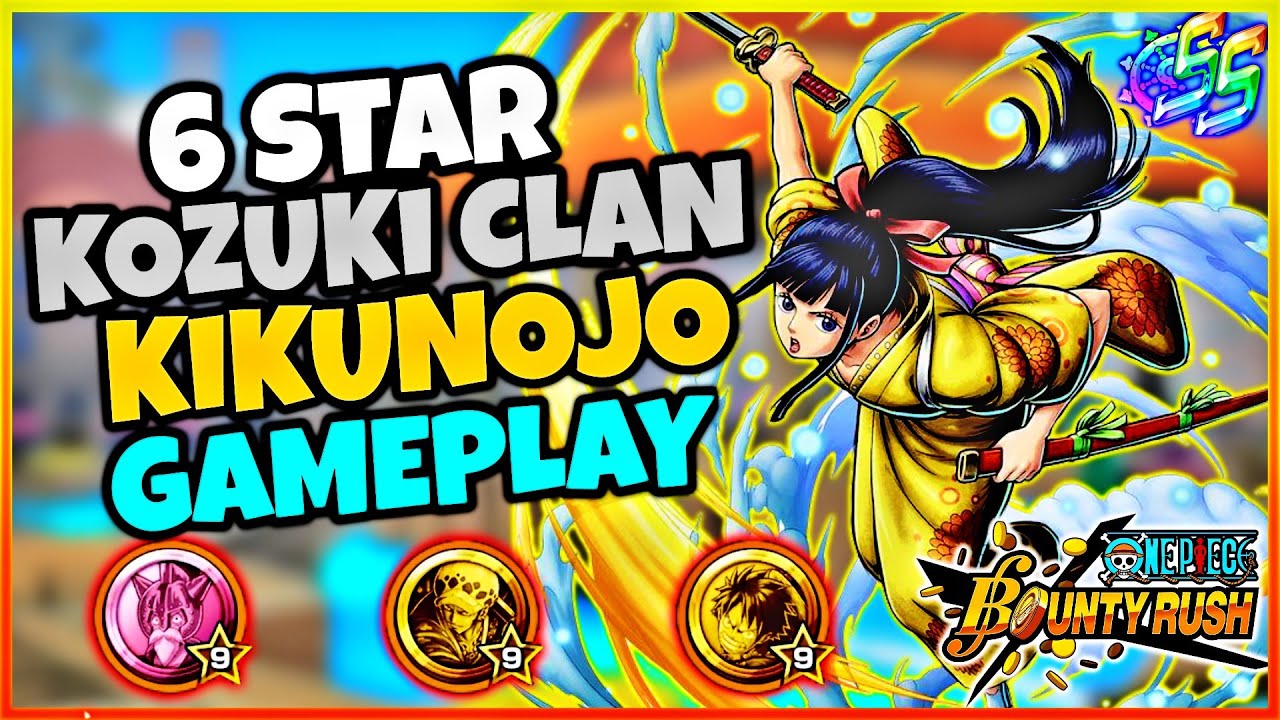 6★ MAXED MOST HANDSOME SWORDSMAN KIKUNOJO GAMEPLAY IN SS ONE PIECE BOUNTY RUSH 