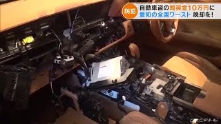 ダッシュボード破壊 狙われるレクサス…自動車盗犯人検挙につながる情報報奨金 １万円から１０万円へ (22/04/08 20:29)