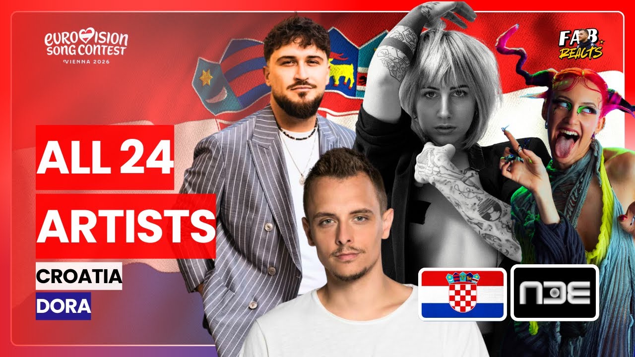 Dora 2026: All 24 Artists | CROATIA 🇭🇷 EUROVISION SONG CONTEST 2026 🎶😍 