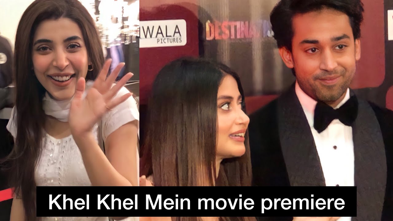 Sajal Aly & Bilal Abbas Khan's film Khel Khel Mein premiere in Karachi