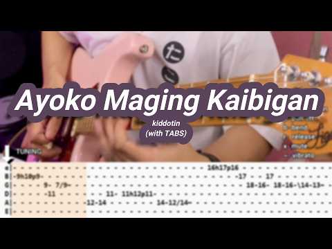 Ayoko Maging Kaibigan | with TABS |【Guitar Cover】|©kiddotin