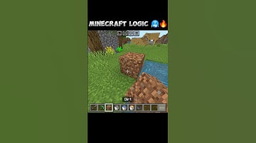 Minecraft Logic 🥶🔥 #minecraft #gaming #viral #shorts #popular #gamingindia