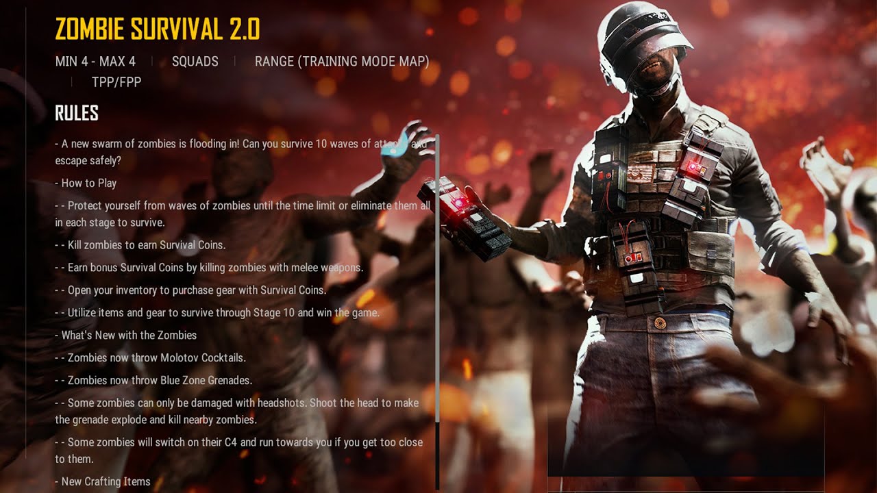 How EASILY WIN early rounds in PUBG: ZOMBIE SURVIVAL 2.0? - CRITICAL GLITCH :o