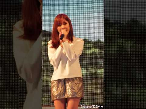 다비치(Davichi) 141005 충남 백제문화제 - 안녕이라고 말하지마(이해리ver.)