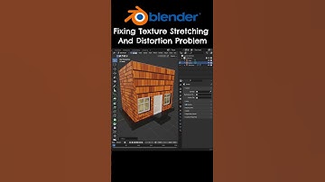 Fixing Texture Stretching And Distortion Issues In Blender #shorts