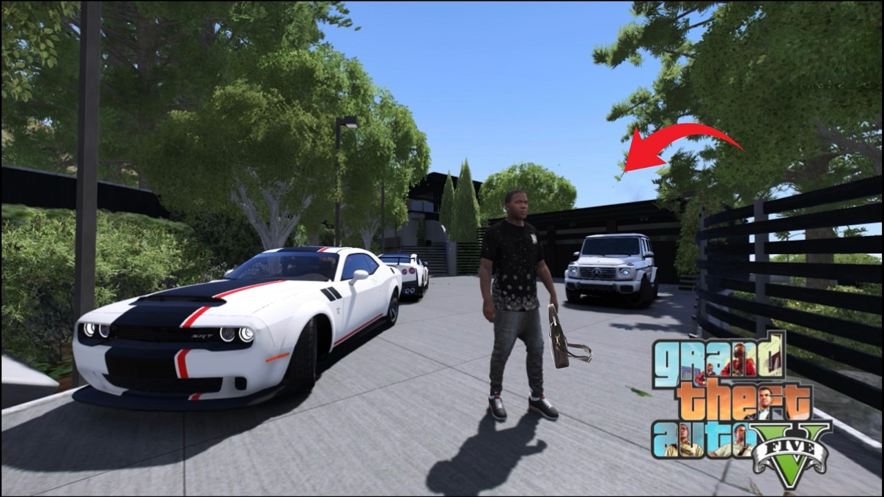 GTA 5 Mod Franklin получает работу в Slauson Mall | Let's Go To Work