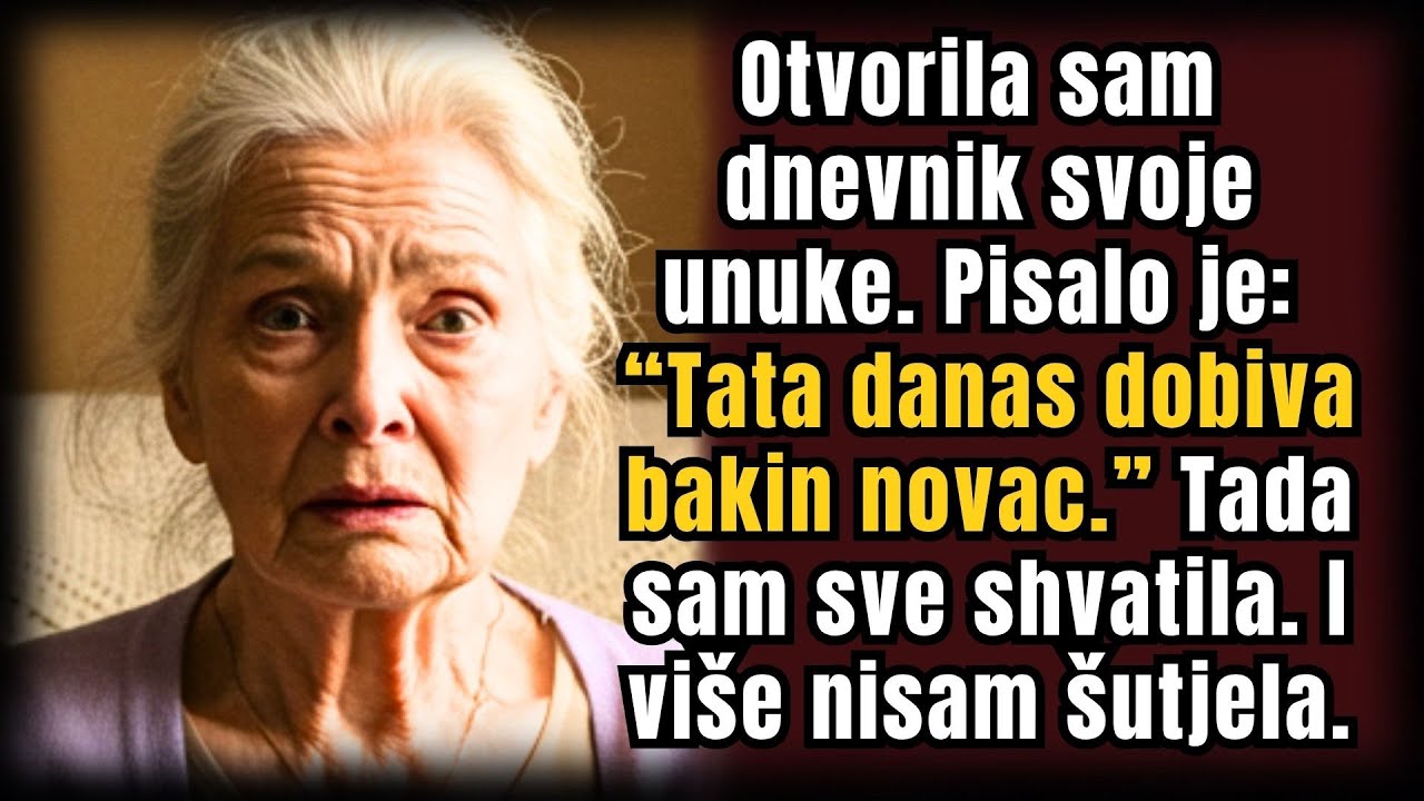 Pročitala sam dnevnik unuke: “tata uzima bakino nasljedstvo” — sve mi je postalo jasno