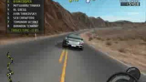 NFS ProStreet - Top Speed Run - Neveda Highway - Porsche 911 Turbo