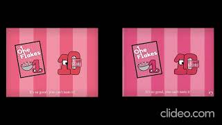 One Flakes Commercial Comparison