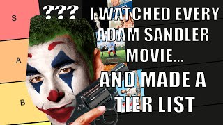 THE DEFINITIVE ADAM SANDLER TIER LIST