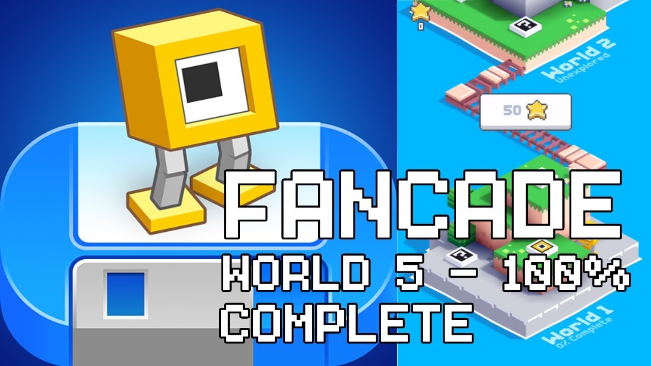 FANCADE WORLD 5 COMPLETE 100% WALKTHROUGH