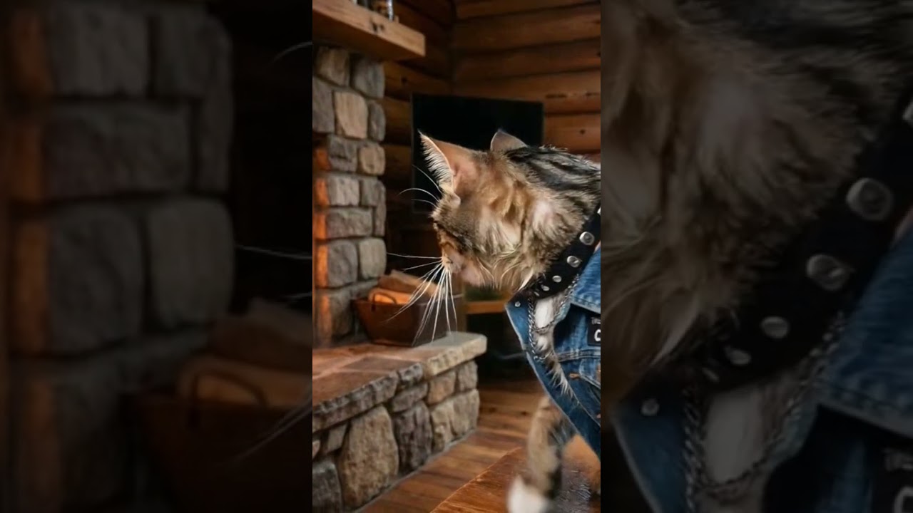 kucing rocker cari kehangatan 😆 