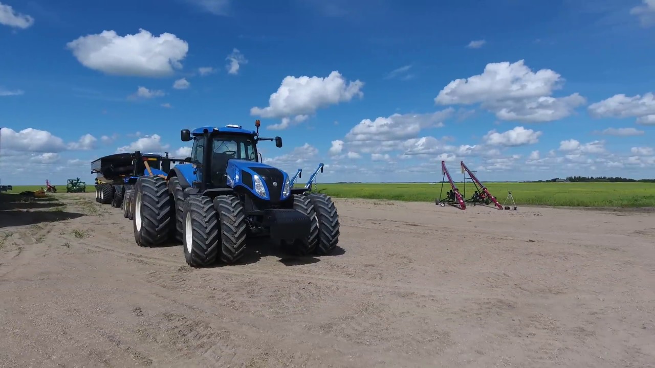 DELAGE FARMS.Third generation of Canadian farmers.Indian Head,SK.Markusson New Holland.