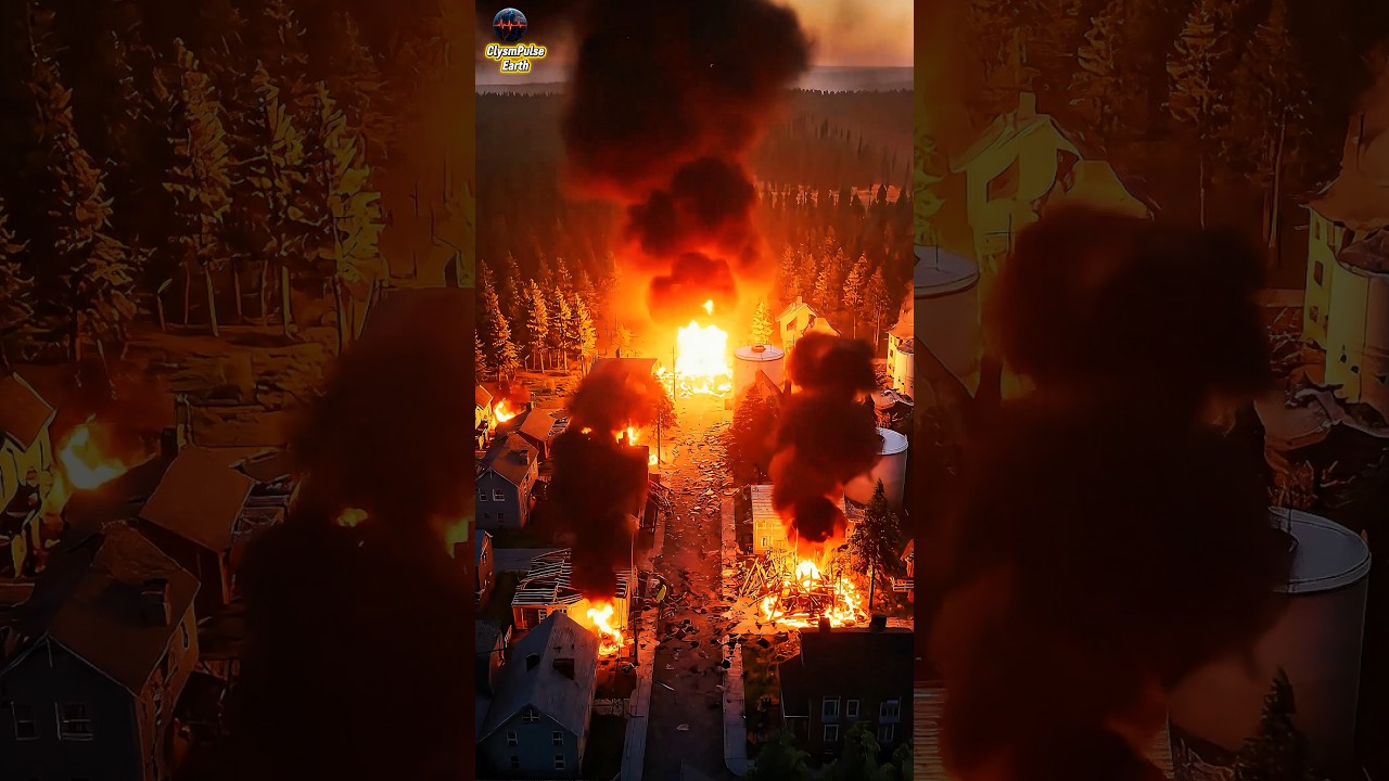 🔥🌲 Firestorm Devours Forest & Town in Seconds!