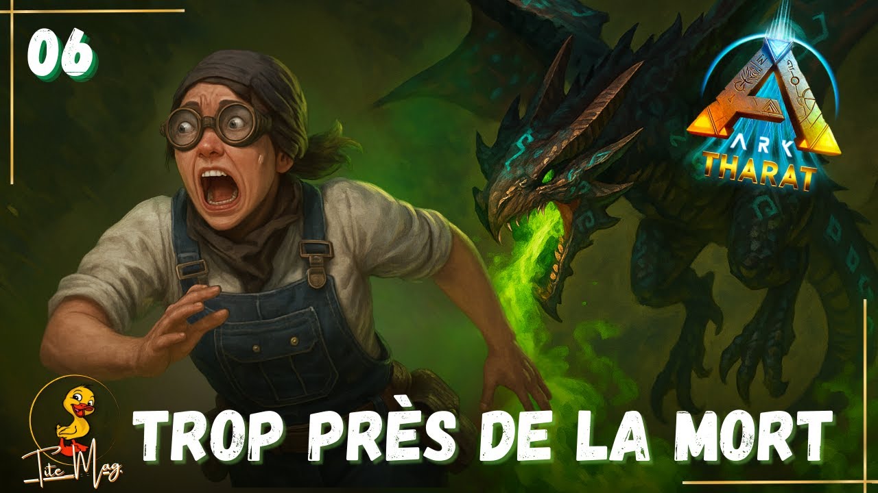 J'ai échappé de JUSTESSE à une WYVERNE RUNIC enragée -  ARK THARAT #6