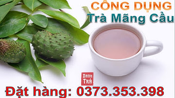 Công dụng của trà mãng cầu xiêm: ngừa ung thư, chữa mất ngủ