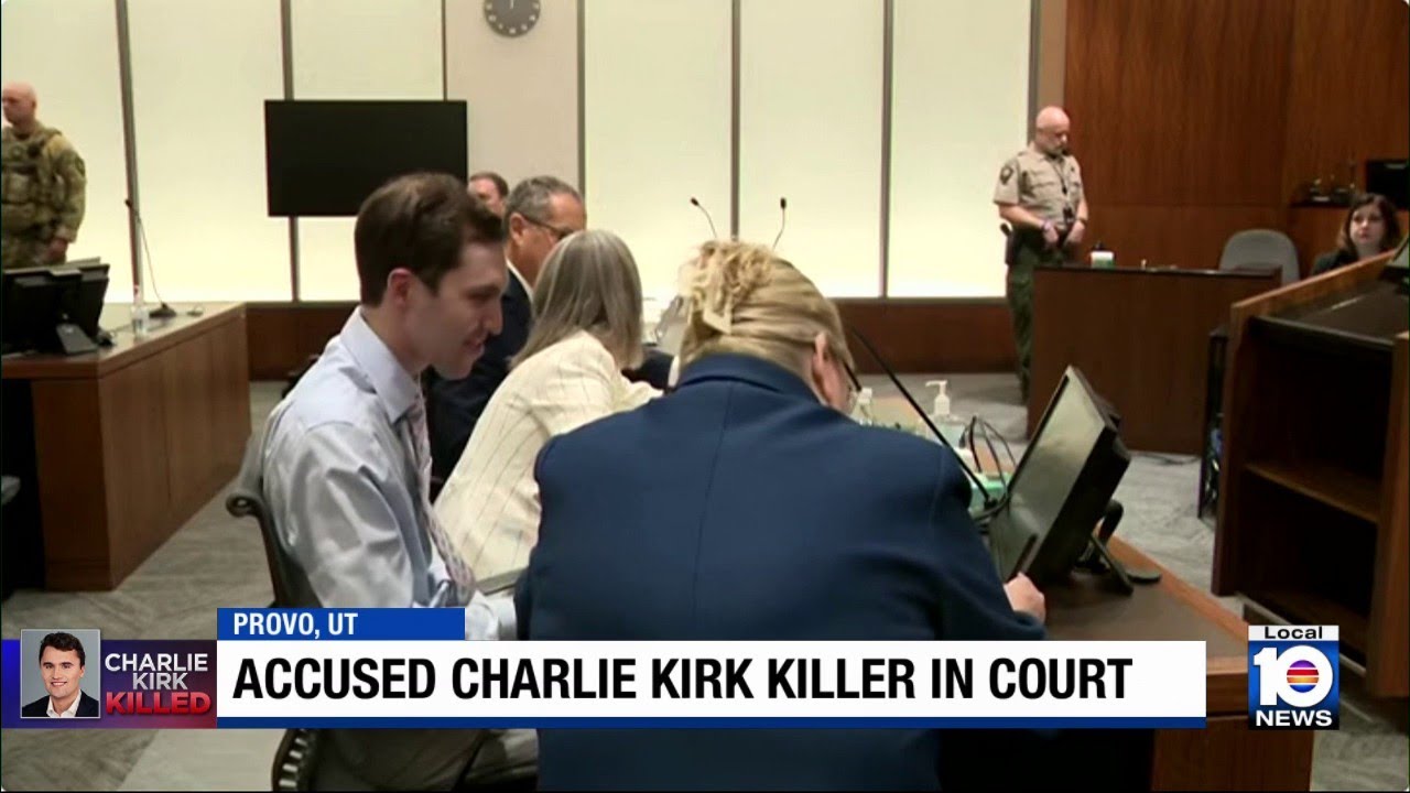 Man accused of killing Charlie Kirk faces judge for first time - YouTube