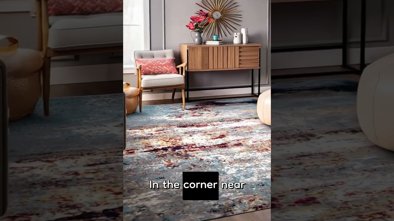 See How This Bold Area Rug Transforms an Entire Living Room
