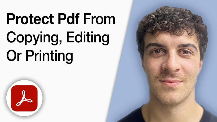 Protect PDF File from Copying, Editing or Printing Using Adobe Acrobat Pro [2025 Full Guide]