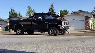 GMC Square Body with a Perkins Diesel Swap