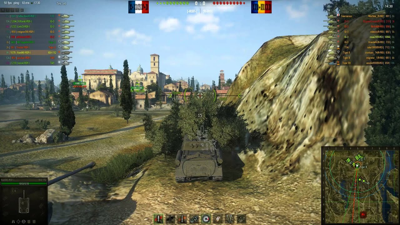 World of Tanks Bastion [RSF] Bataille de l'Abbaye YouTube