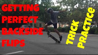 TRICK PRACTICE // BACKSIDE FLIP