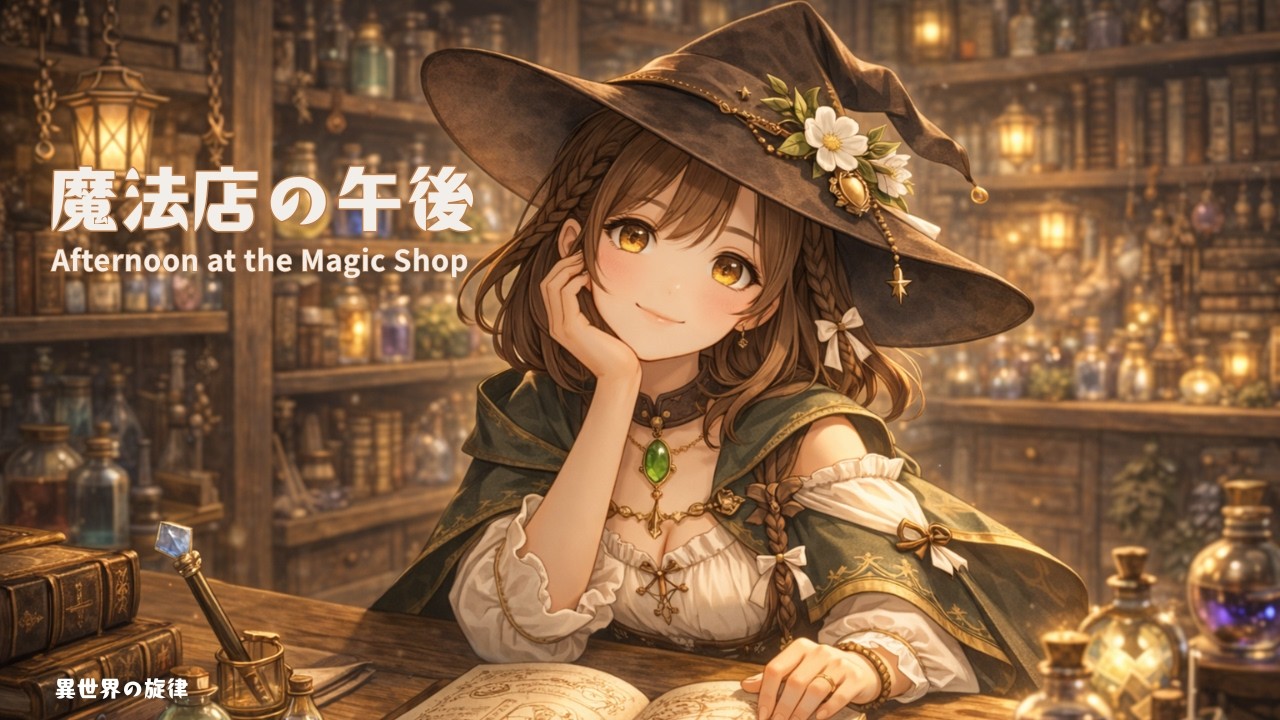 Afternoon at the Magic Shop｜魔法店の午後 作業用BGM 60分