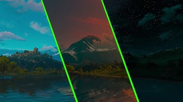 Witcher 3 Wild Hunt Time Lapse - 4 Days in 2 Minutes - Day / Night Cycle #4 - Ultra Settings 2K