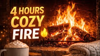 ChillFire Cozy Fireplace Crackling 4 Hours of Relaxing Fire Sounds