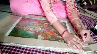 Diy photo frame using cardboard.. screenshot 4